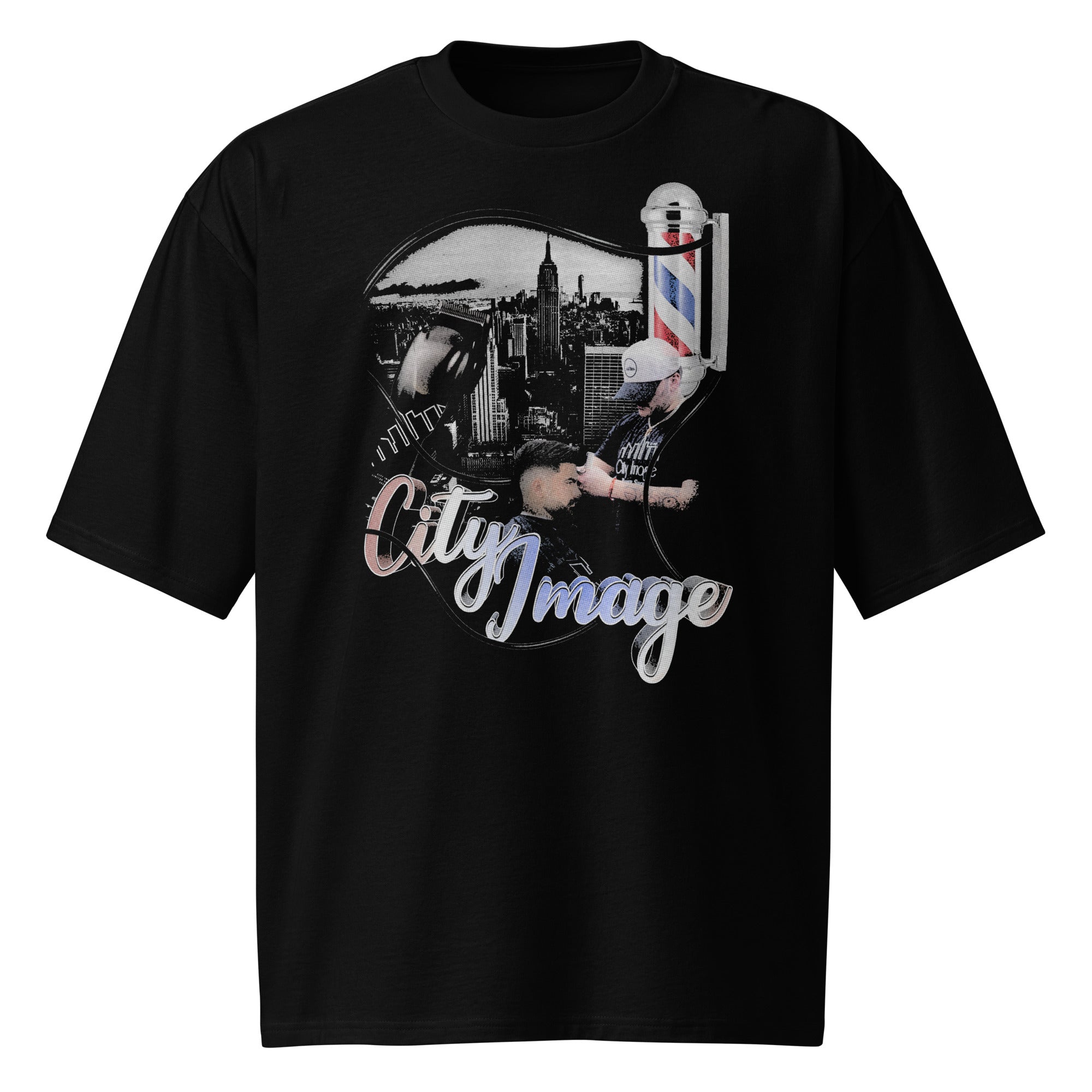 City Image Barber Culture Oversized Tee
