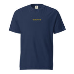 City Image Embroidered Script Tee (True Navy)