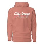 City Image Script Hoodie (Dusty Rose)