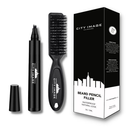 City Image® Beard Pencil Filler + FREE Brush